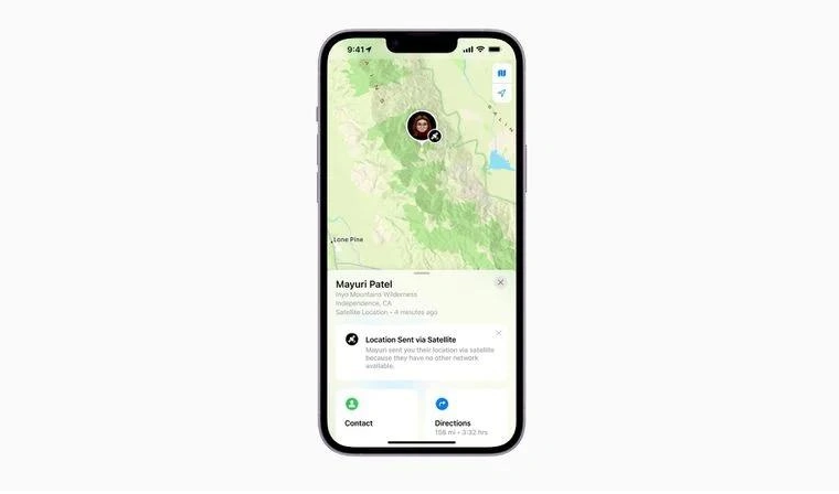 石岐区街道苹果14维修分享iPhone14系列中 FindMy功能通过卫星分享位置方法教程 